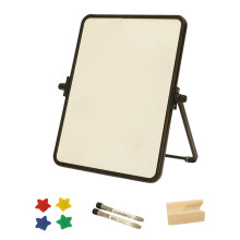 Petits tableaux blancs tableau magnétique Double-Rectangle noir