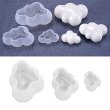3 piezas de moldes de silicona en forma de nubes - 94 cm, 73 cm, 52,5 cm