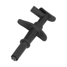 30043 Pinza cocodrilo negra gancho de prueba 10A 0.63in