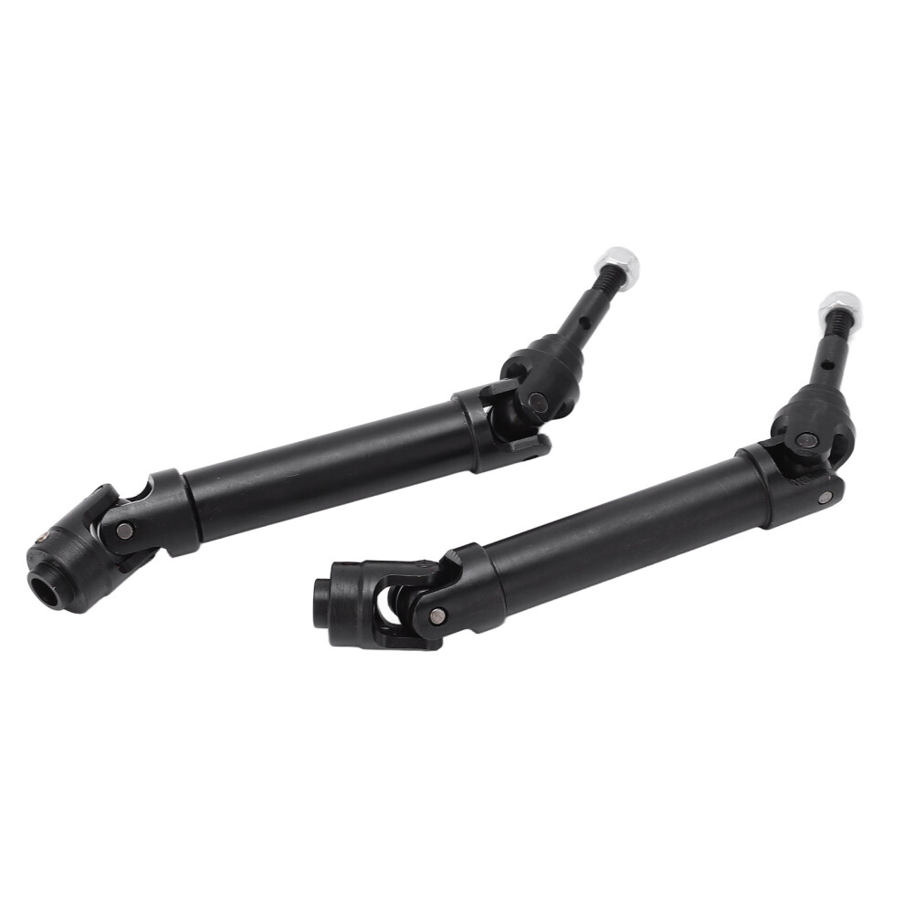 2Pcs Steel Front Drive Shaft For 4X4 Rc Crawler, 120-150Mm, Black 4041357457426