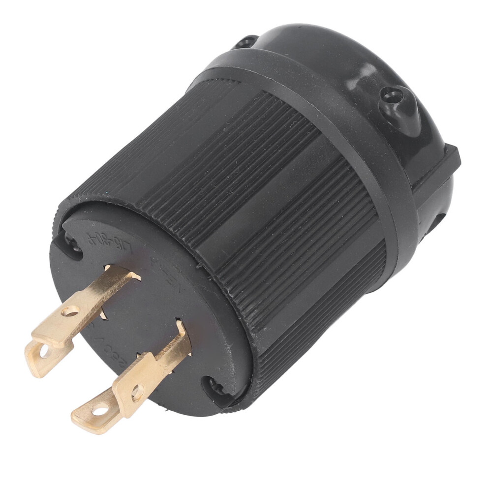 L15â30P Locking Plug, Brass Contact, 30A 250V, Us Standard 7901357458366