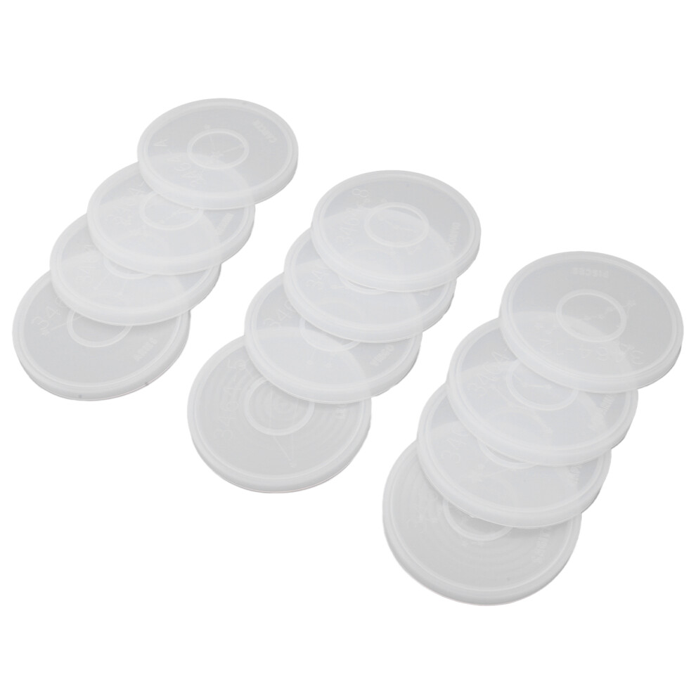 12Pcs Silicone Coaster Molds Diy Twelve Constellations 106Mm Set 7611357459606