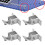 Set Solar Panel Montage Halterung Fuß Aluminium 11
