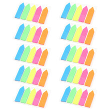 Waterbestendig fluorescerend kleurenlabel Sticker Beschrijfbaar