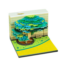 Einzigartiger 22-Sechs-Wochenplaner, 3D-Kalender mit-Frühling