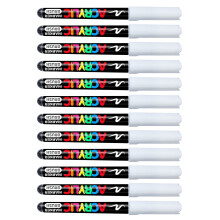 Weißer, schnell trocknender Kunstmarker auf Wasserbasis-12PCS