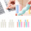 Packung mit 10 Bleistift-Radiergummis, sanftes-Farbe groß 2