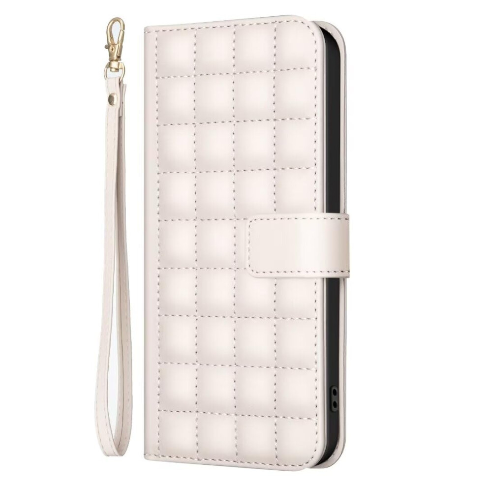 Case For Moto Edge 50 Pro 5G, Shockproof Pu Leather Wallet With Embossed Lattice, Kickstand, Card Slots, Yellow White White,Yellow 9067246472054