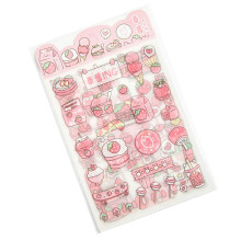 Matte afwerking decoratieve sticker zelfklevende PET-sticker-5