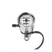 Dual Odometer Gauge LED Backlit Digital Tachometer For Touring Sportster XL 1200 883 Silver