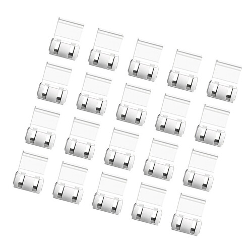 Doorzichtige push-on clips Plastic paperclip Documenten-1