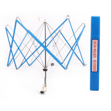 Yarn Winder Stainless Steel Umbrella Stand Hand Operated Winding For Knitting