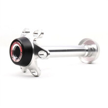 Motorbike CNC Aluminum Rear Axle Fork Crash Frame Sliders Wheel Protector For Monster 1200 1200S 2014-2016 1200R 2016