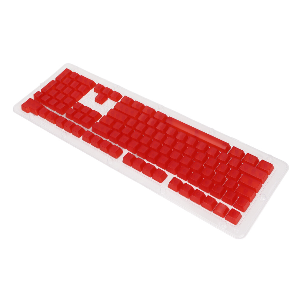 108-Key Oem Height Transparent Matte Pc Mechanical Keycap Set For 61/87/104-Key Keyboards 4331357460527