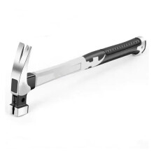 Claw Hammer Stainless Steel Long Handle A-10oz Double Nail Groove Labor-Saving Anti-Skid Multifunction Tool