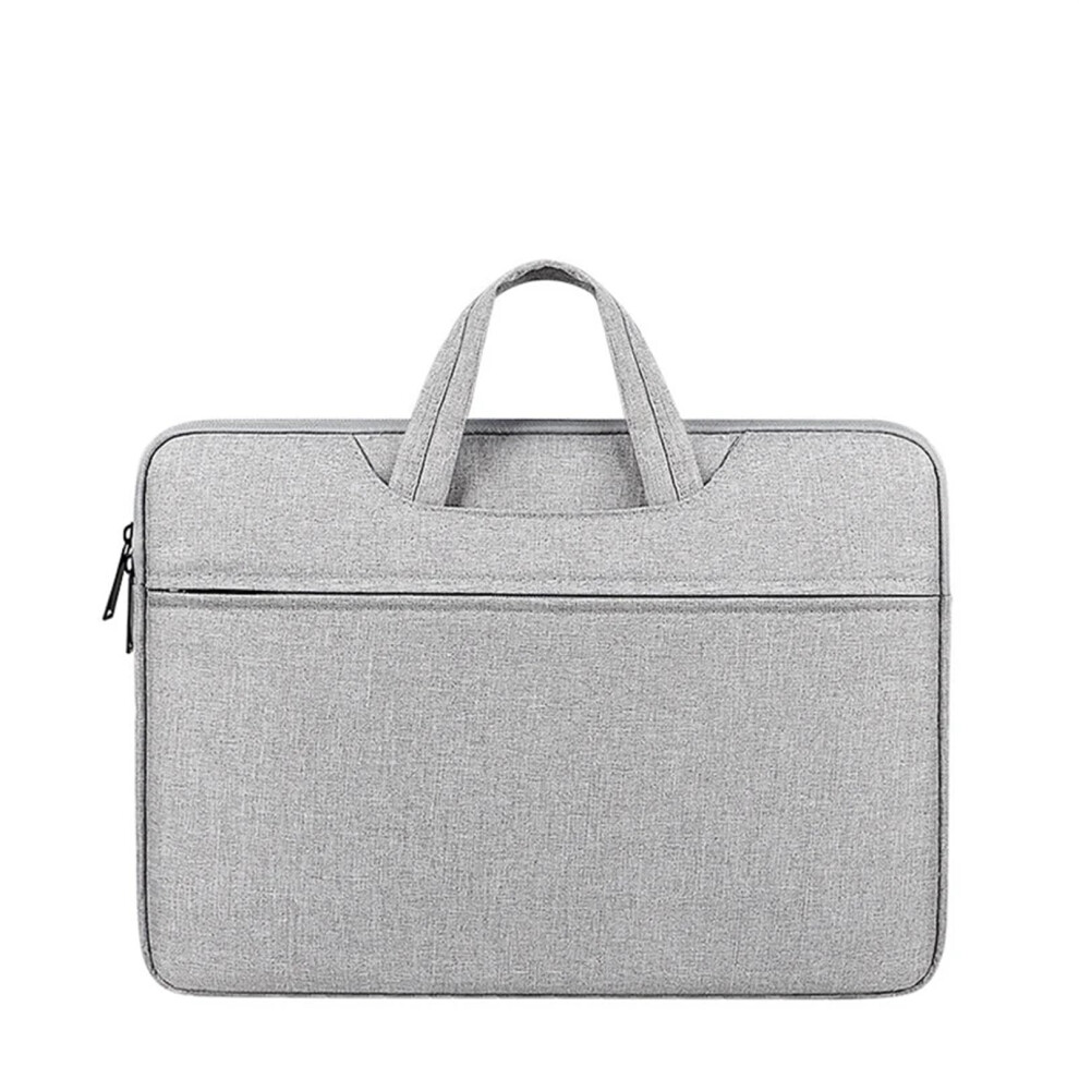 Laptop Bag Sleeve 14-15.4 Inch Light Front Pocket Notebook Case Computer Briefcase Grey 9354506656232