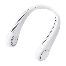 (As show, One size) Neck Fan, Fluxofan Fan, Fluxo Fan Neck Fan, Fluxofan Portable Neck Fan Rechargeable (White)