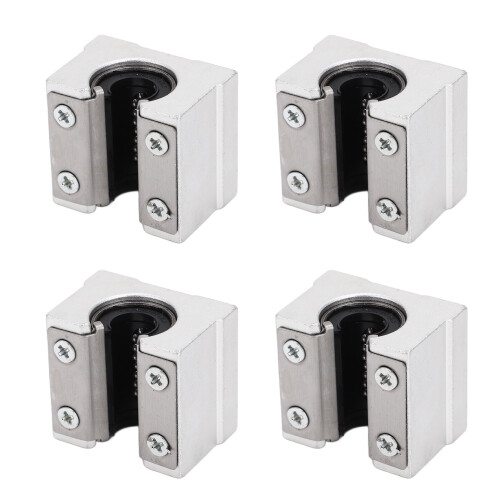 4 STÜCKE Aluminium Slider Linear Motion Kugellager 1