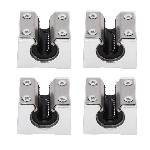 4 STÜCKE Aluminium Slider Linear Motion Kugellager 2