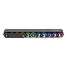 Car Temporary Parking Card Plate Moving Car Number Plate, Car Phone Plate, Interior Decoration, Fits Most Cars