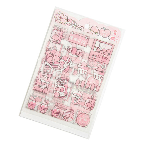 Glittering Matte Finish Sticker Waterproof PET Sticker For-1