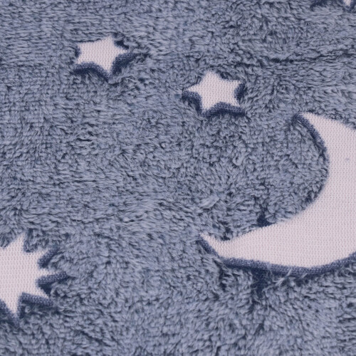 Luminous Double Sided Polyester Blanket 1.52x1M Dusty Blue 2
