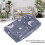 Luminous Double Sided Polyester Blanket 1.52x1M Dusty Blue 9
