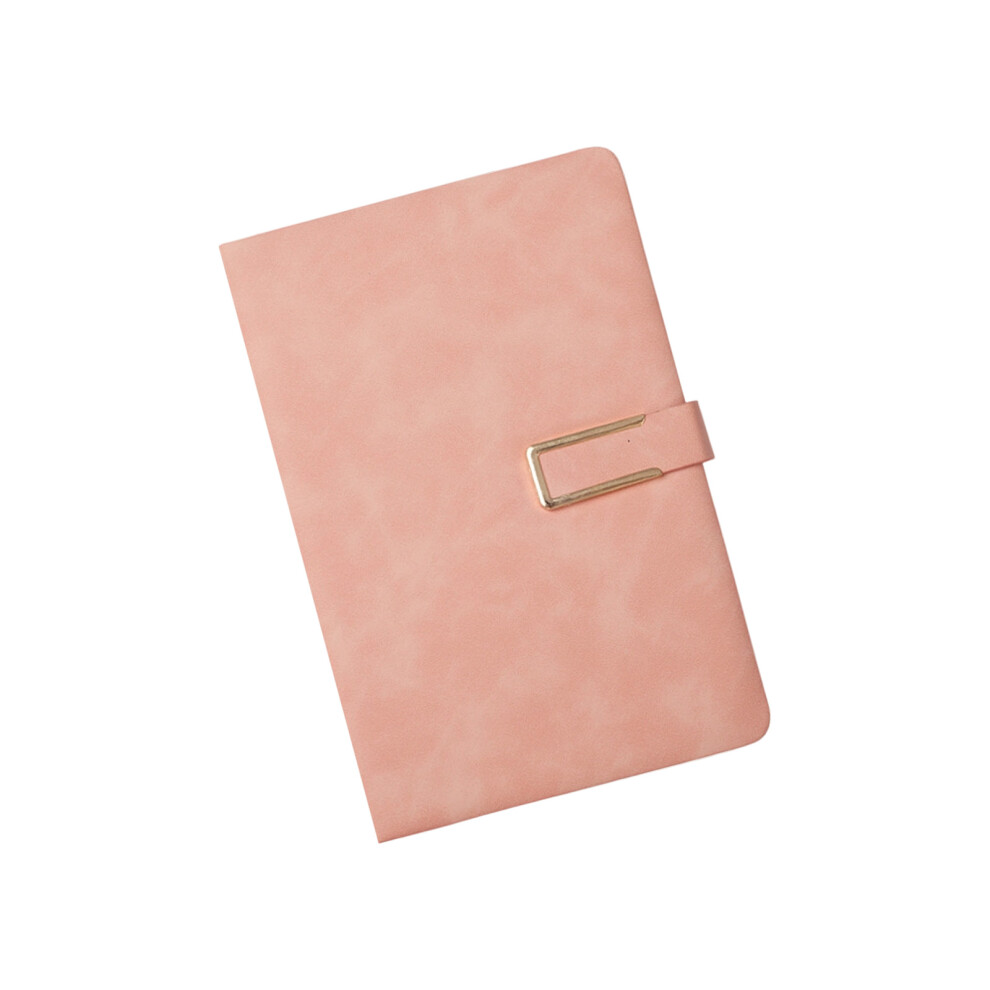 Hardcover Leather Journal With 200 Pages Wide Lined Ribbon- Pink 7754000245437