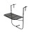 Multiple Purpose Porch Suspended Table with Black Electroplated 1