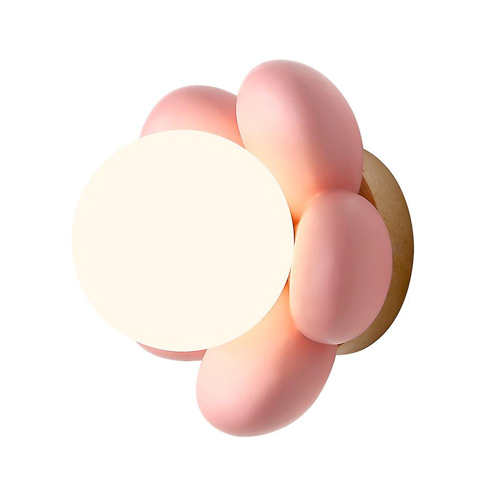 Kikidex (As Show, One Size) Simple Pastoral Style Wall Lamp G9 Warm Nordic Creative Wall Lamp Study Bedroom Bedside Lamp Light