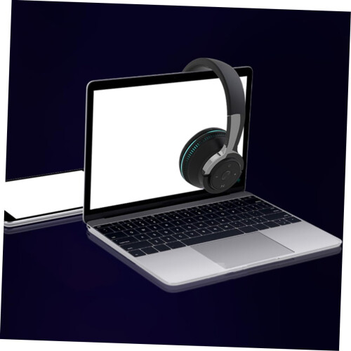 Wireless Gaming Headset Over-Ear Foldable Comfortable Compatible With PC Laptop Phone Tablet 1
