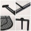 Multiple Purpose Porch Suspended Table with Black Electroplated 7