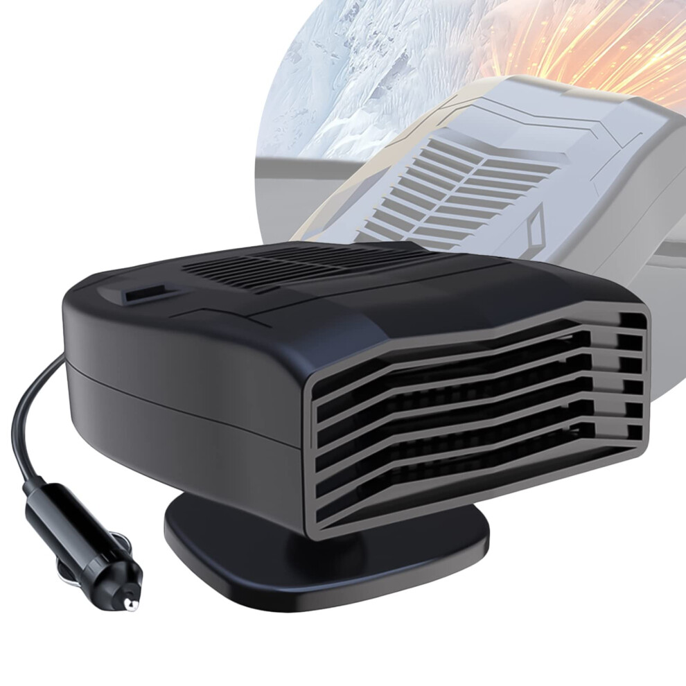 Portable Car Heater 2 In 1 Heating And Cooling Fan For 12V/24V Vehicles, Car Windshield Defogger, Anti-Fog Defroster 9339159951675