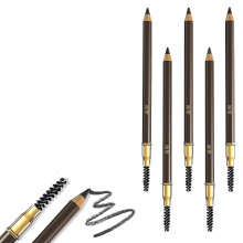 (As show, One size) Eyebrow Pencil Longlasting Waterproof Durable Automaric Liner Eyebrow 5 Colors to Choose (5pcs, 2# Dark Brown)