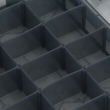 Teilebox mit mehreren Fächern, herausnehmbare