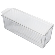 80L Clear Food Grade Plastic Storage Bin with Lid for Kitchen & Bath