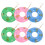 3 Paar Zwemring Oorbellen Drop Dangle Punk Sieraden 1