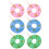 3 Paar Zwemring Oorbellen Drop Dangle Punk Sieraden 9