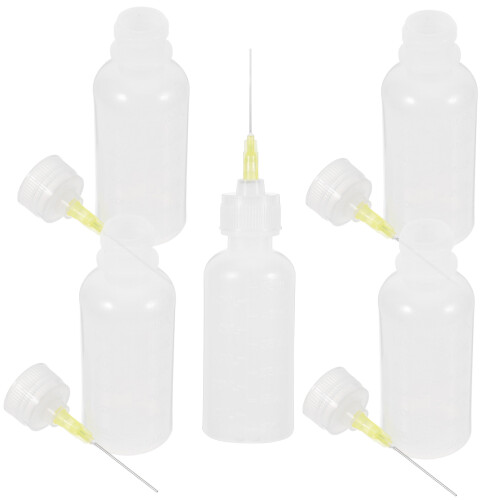 5 Stycken Precisionsspets Applikatorflaskor 55 Ml För Lim