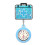 Porte-badge rétractable à sangle-Boîte à médicaments bleue 1