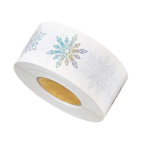 Sceaux d'enveloppe autocollants de noël transparents,-C450