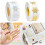 Sceaux d'enveloppe autocollants de noël transparents,-C450 3