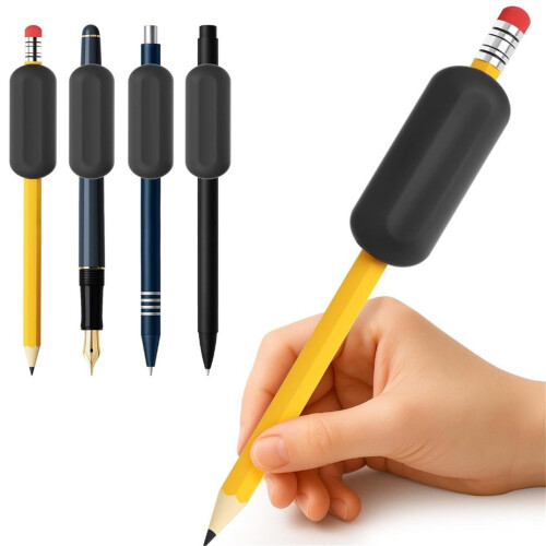 Poignée de stylo en Silicone lestée, aide à l'écriture-1 pièce 1