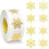 Sceaux d'enveloppe autocollants de noël transparents,-C450 5