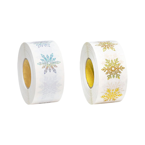 Sceaux d'enveloppe autocollants de noël transparents,-C450 1