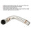 Stainless Mid Pipe 48.5mm Hydroforming Tech for CBR600RR F5 13