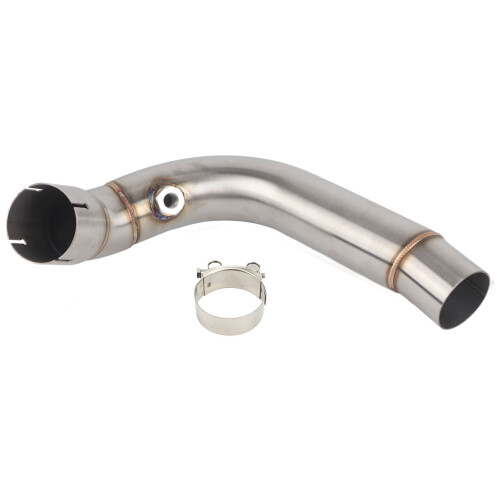 Stainless Mid Pipe 48.5mm Hydroforming Tech for CBR600RR F5 1