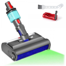 Waschbürste kompatibel mit Dyson V7 V8 V10 V11 V15 Elektrowischkopf Nass- und Trockenreinigung mit grüner Kontrollleuchte Reinigt und