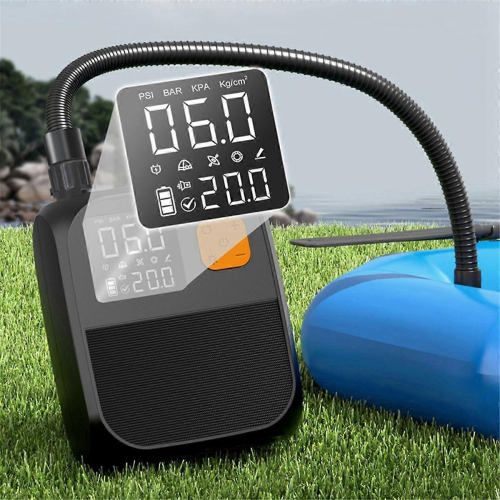 Ασύρματη ηλεκτρική αντλία αέρα 8000mAh με φωτισμό LED, αεροσυμπιεστής, φουσκωτή 2