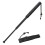 Black Telescopic Hiking Stick 64cm Foldable Anti-Slip Grip 1